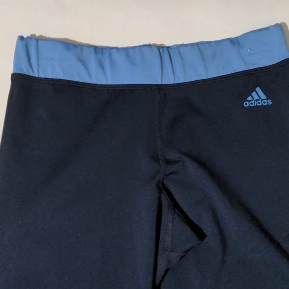 adidas Women's Blue Workout Pants.  Size S - Picture 5 of 7